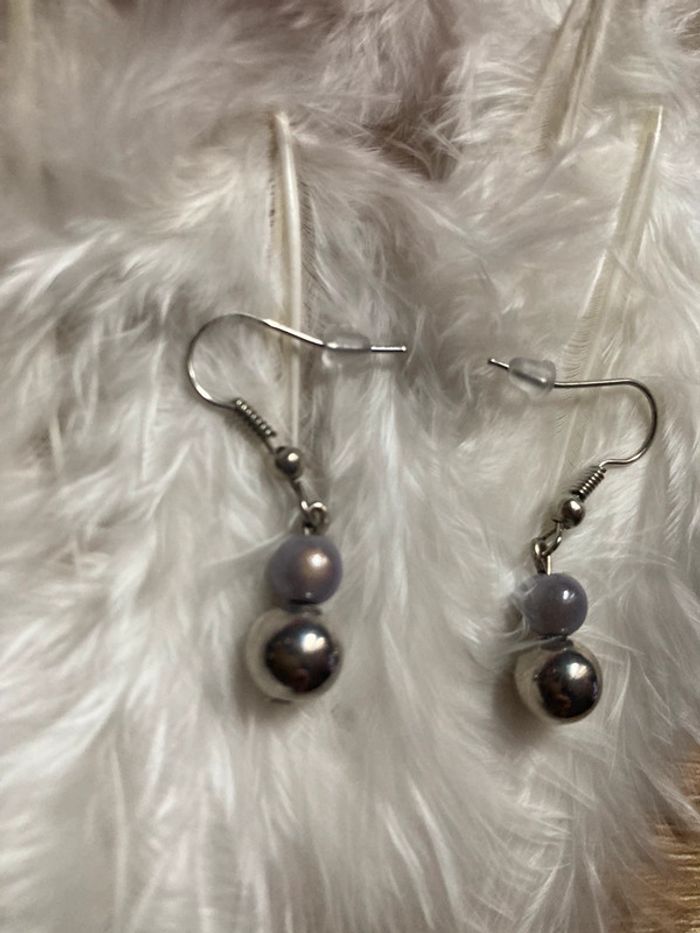 lot 2 paires de boucles d oreilles - photo numéro 2