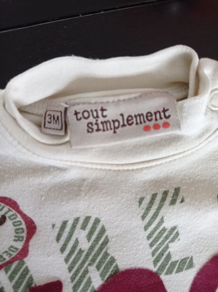Lot de 2 tee shirts 3 mois - photo numéro 4