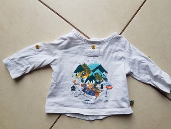 T-shirt manches longues garçon 3 mois