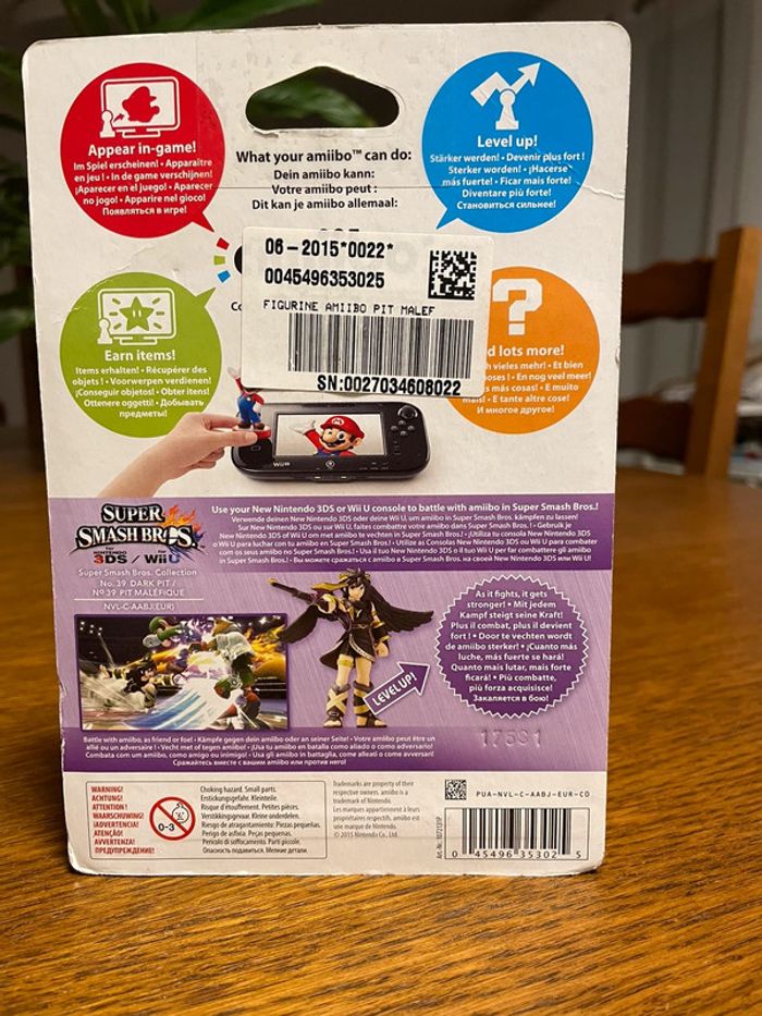 Figurine Amiibo Dark Pink no 39 Neuve - photo numéro 3