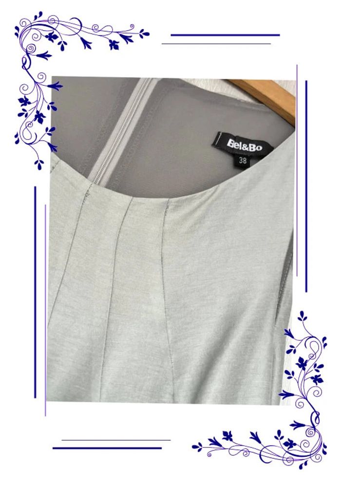 Robe gris clair bel et bo 38 - photo numéro 2