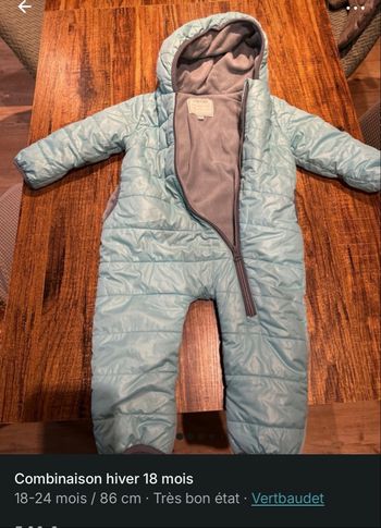 Combinaison hivernale