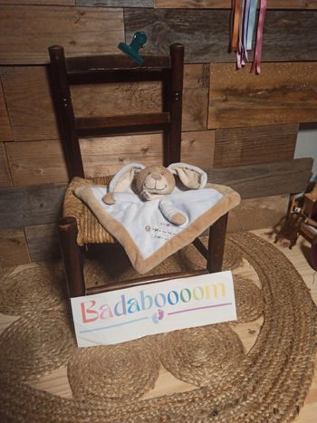 Doudou lapin nicotoy tbe