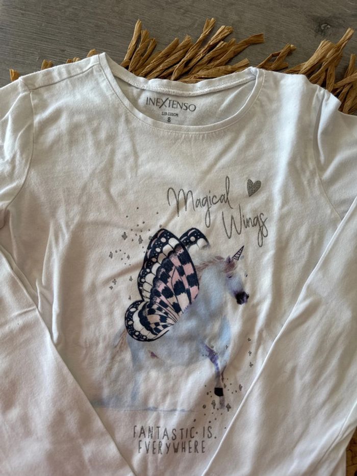 T shirt manches longues 8 ans in extenso - photo numéro 2