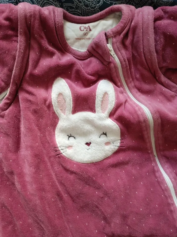 Turbulette Manches longues C&A 90cm rose lapin - photo numéro 2