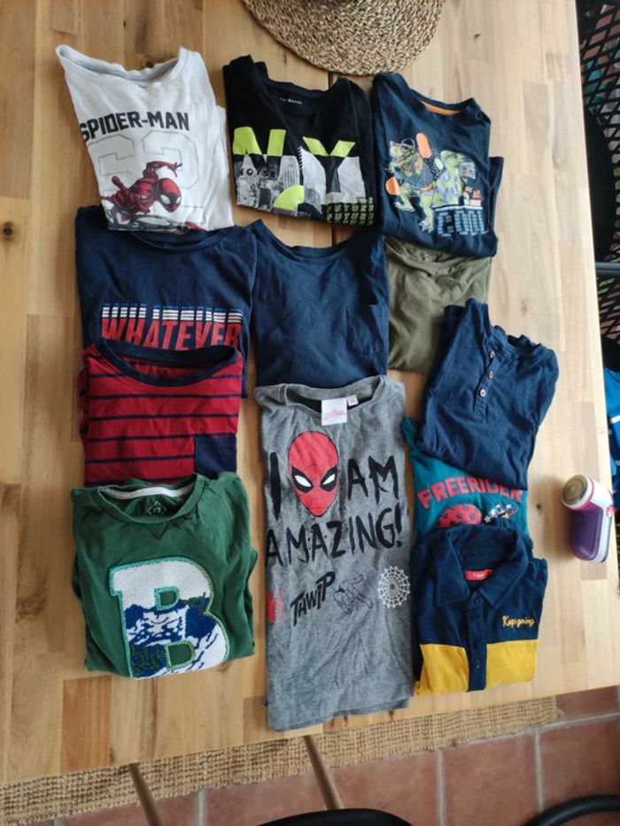 Lot de 12 T-shirts manches longues