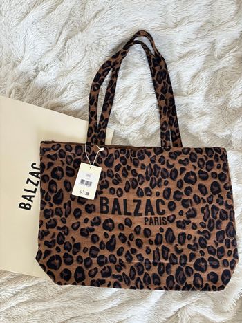 Sac cabas léopard Balzac Paris totebag