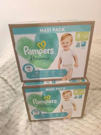 Pampers harmonie T6 - 2*62 couches