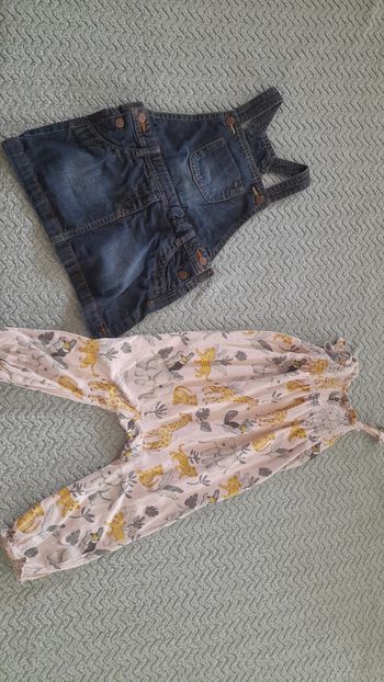 Salopette jupe et combinaison 12 mois