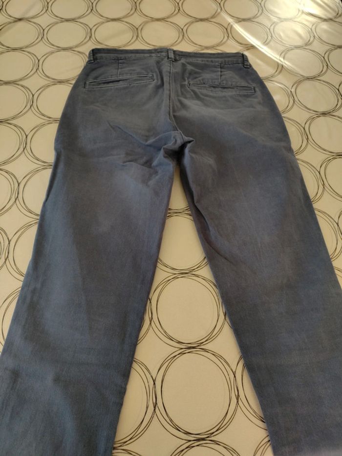 Pantalon Chino bleu marine taille 34 - photo numéro 4