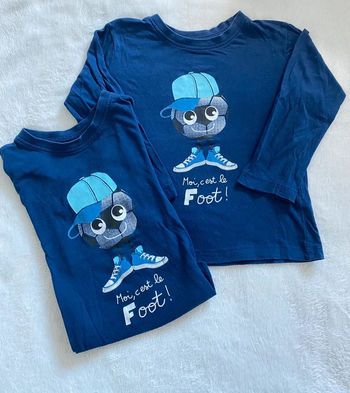 Lot de 2 tee-shirts manches longues