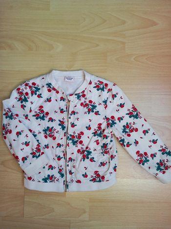 Veste gilet zippé à fleurs Tape à l'œil 3 ans