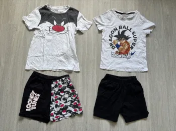 2 pyjamas short taille 6 ans