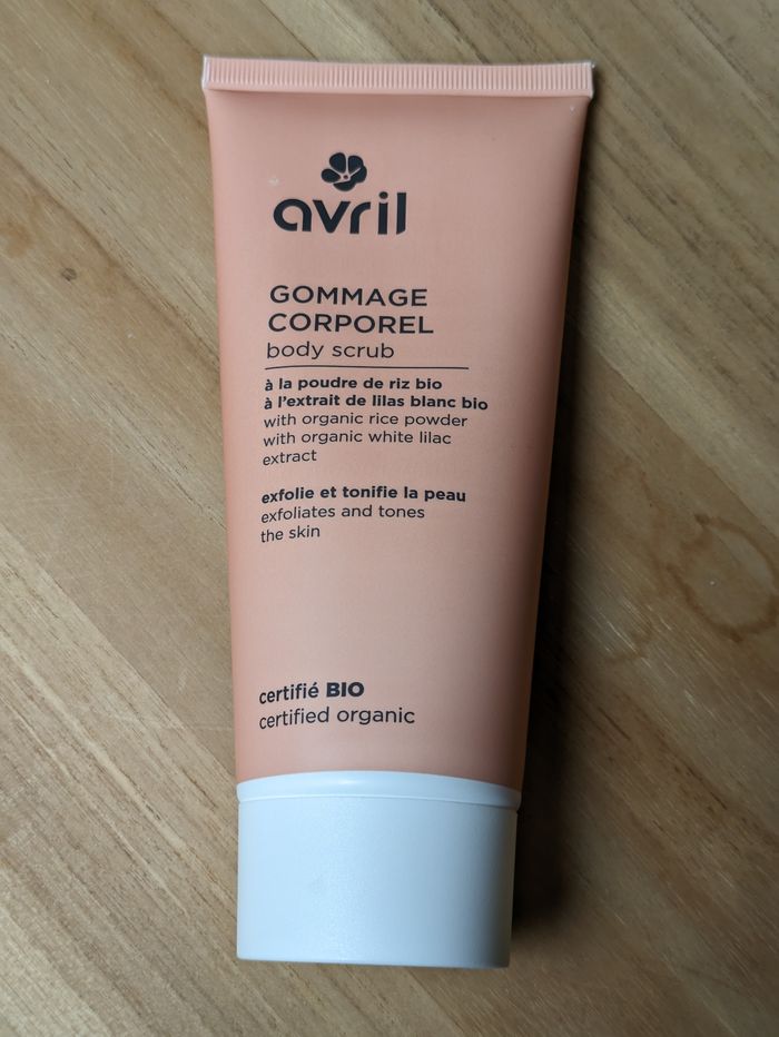 Gommage corporel Avril certifié Bio