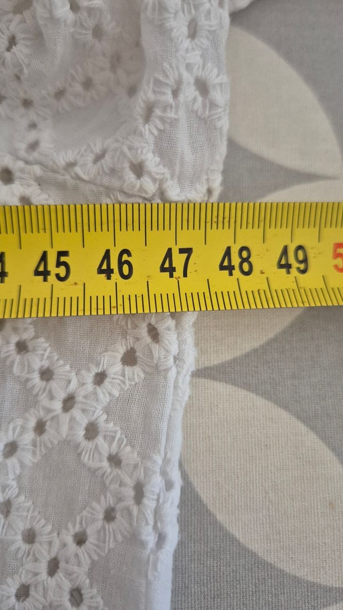 Chemise blanche broderie anglaise - photo numéro 8