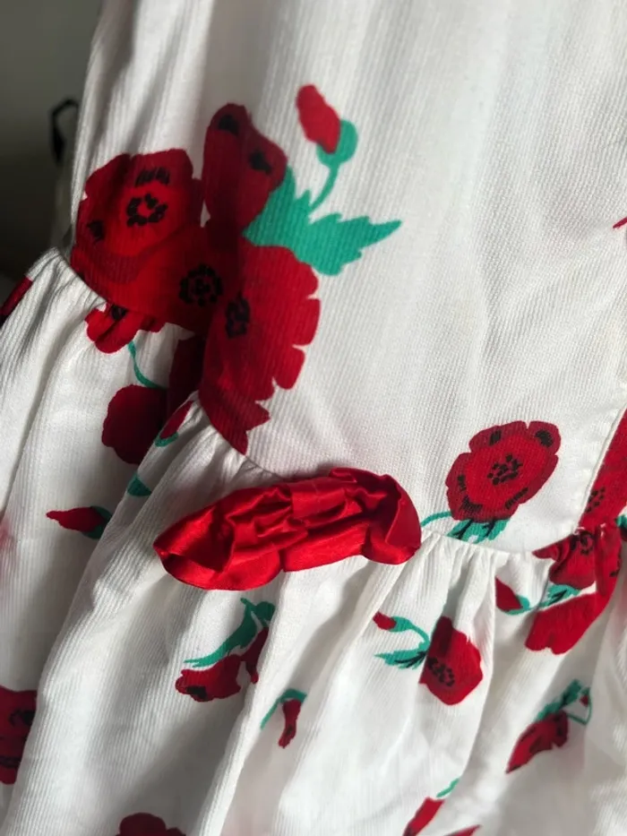 Robe cérémonie coquelicots fille - photo numéro 12