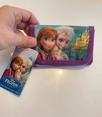 Portefeuille enfant la reine des neiges Anna & Elsa