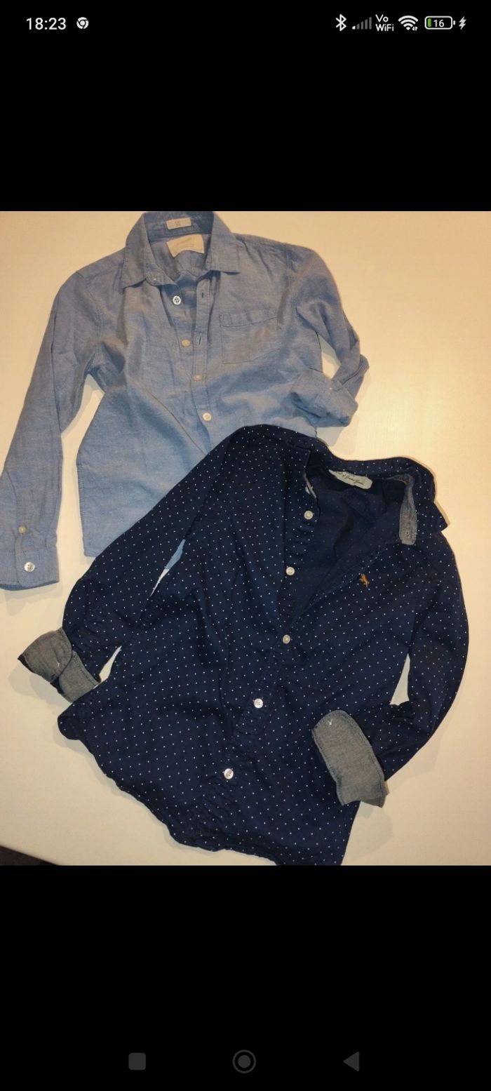 Chemises garçon  8 ans