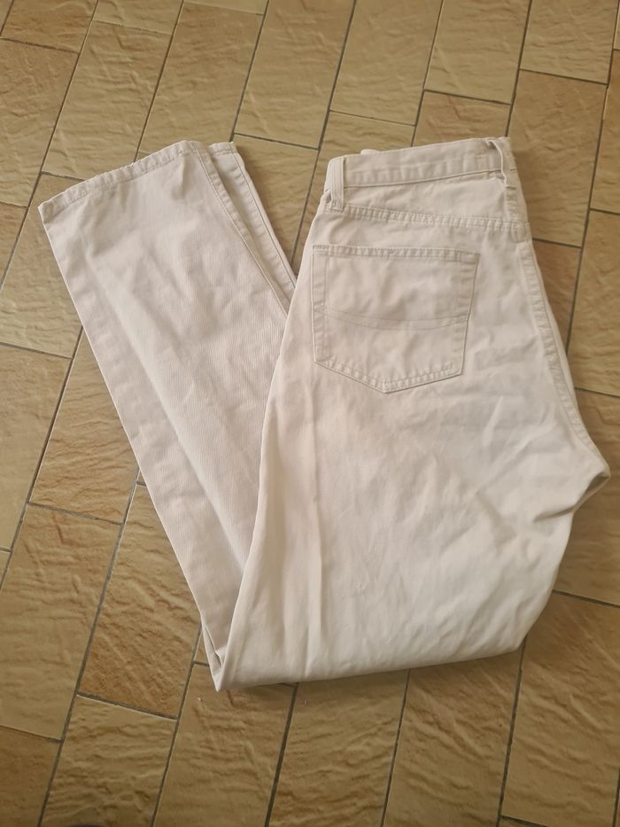 Jean crème Kiabi / Taille 40 - photo numéro 4