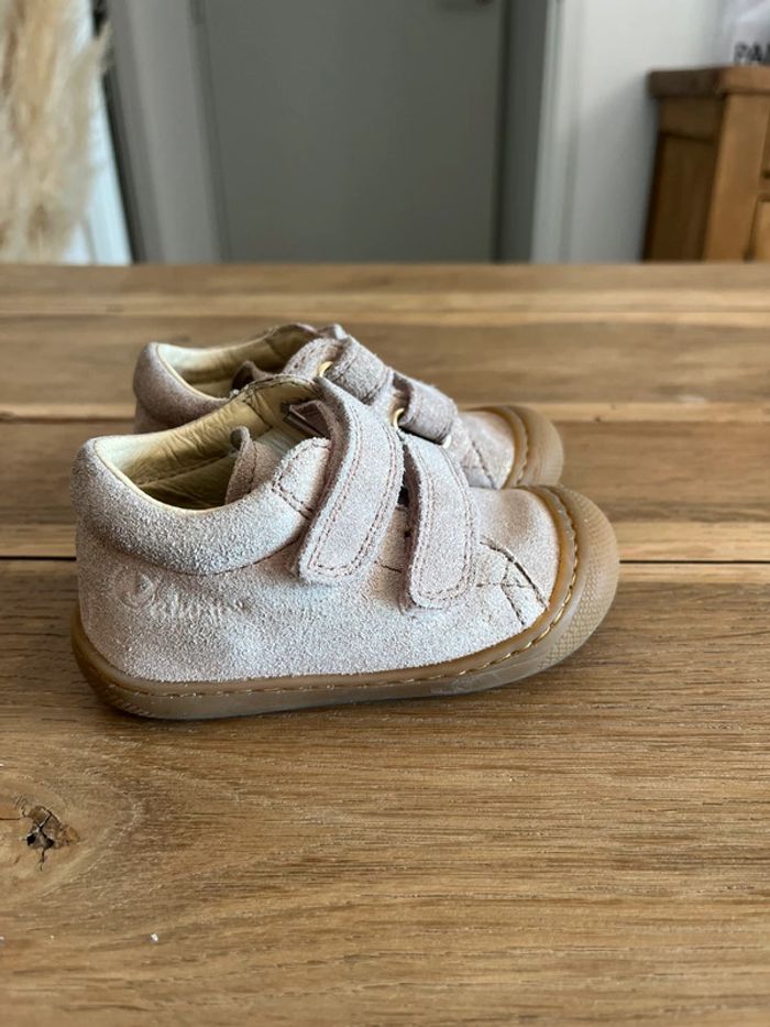Chaussures à scratch rose Naturino - photo numéro 2