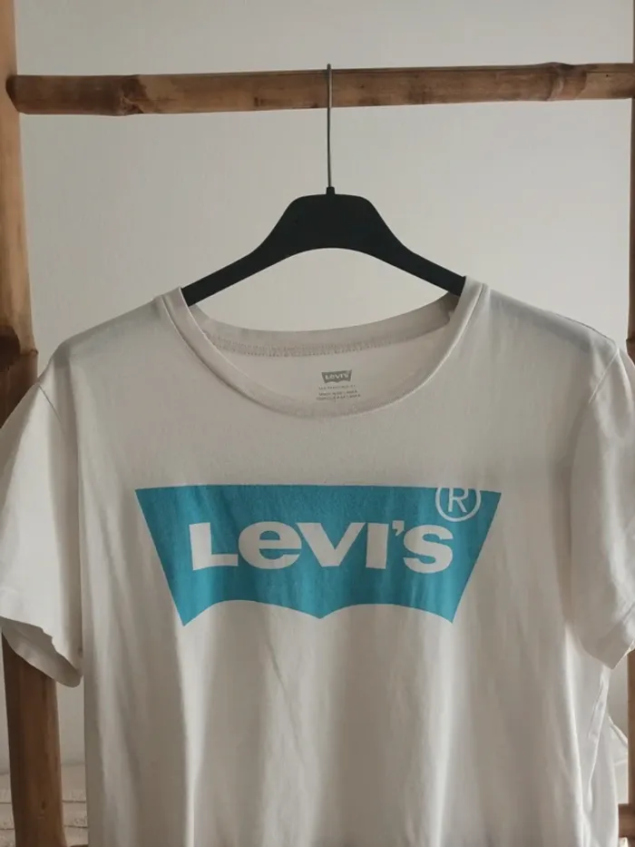 T-shirt blanc Levi's taille L - photo numéro 2