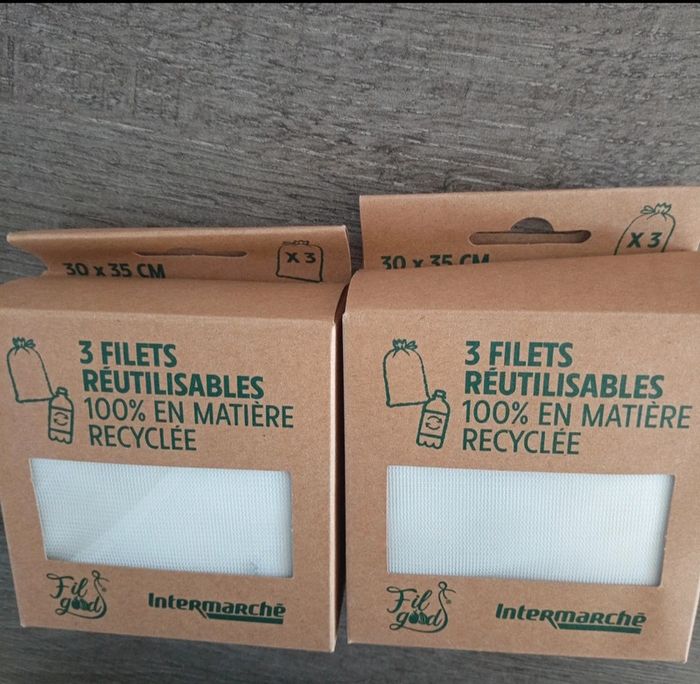 Lots de 2 boîte de sachets réutilisable - photo numéro 2