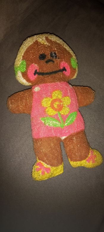 Poupée vintage peluche en tissus