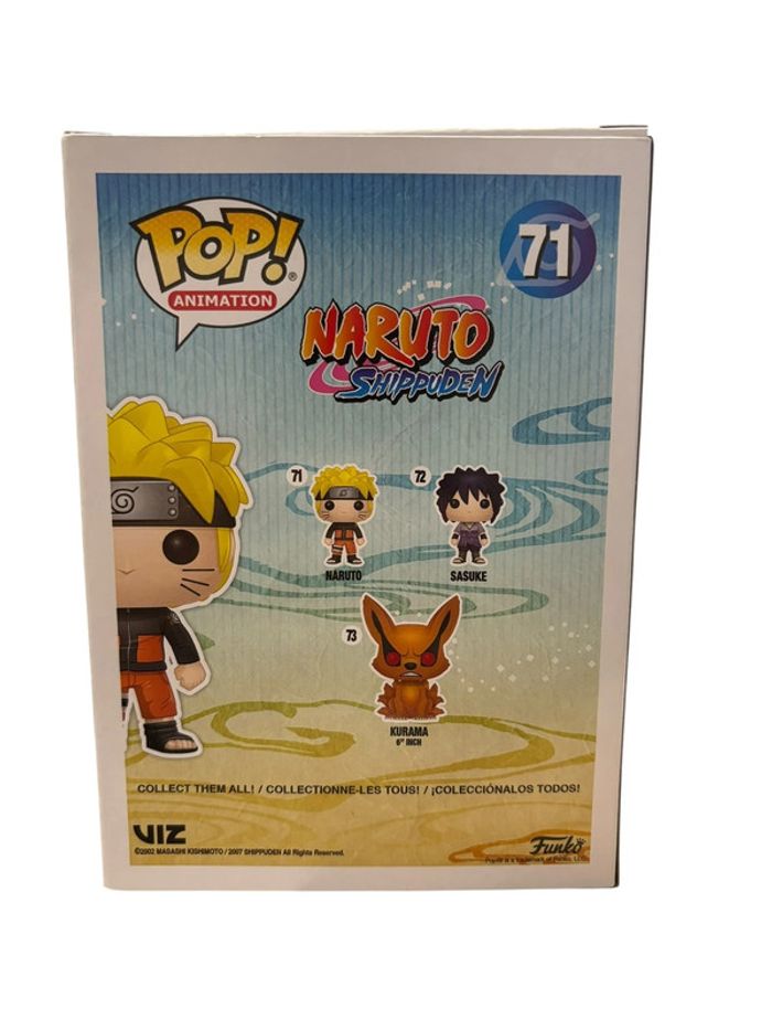Figurine Funko Pop Naruto Shippuden Naruto numéro 71 neuf - photo numéro 2