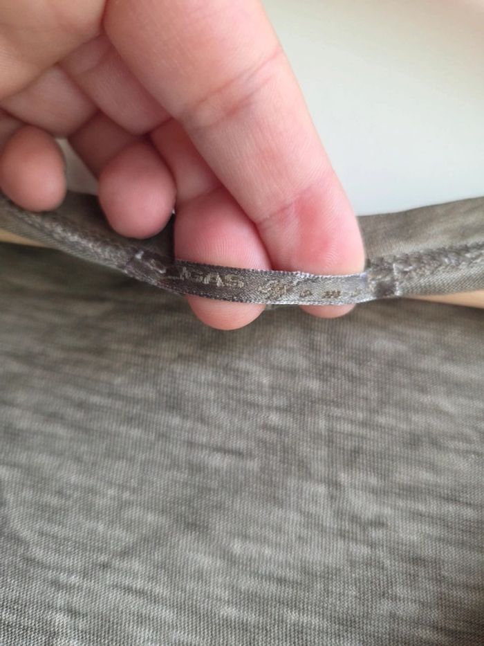 Blouse kaki gas avec strass épaules - taille m - photo numéro 3