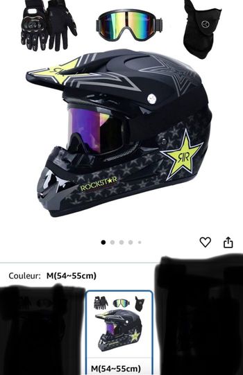 Casque motocross enfant M