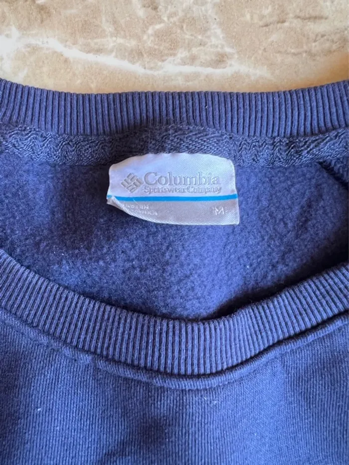 Pull Columbia bleu taille S - photo numéro 4