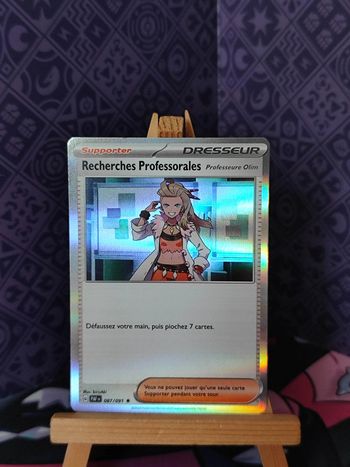 Recherches professorales olim holo rare dresseur 87/91 destinées de Paldea