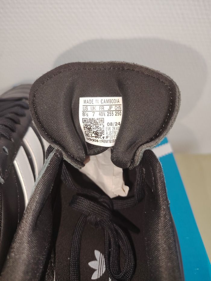 Adidas Taekwondo Lace Noires NEUVES 40 2/3 + Boîte - photo numéro 7