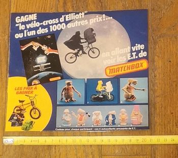 ET ancienne publicité plastifiée