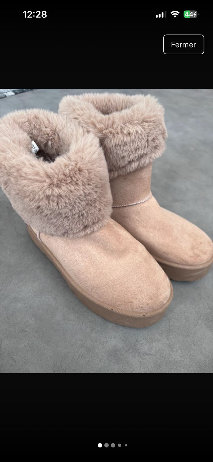 Bottes fourrées rose - photo numéro 7