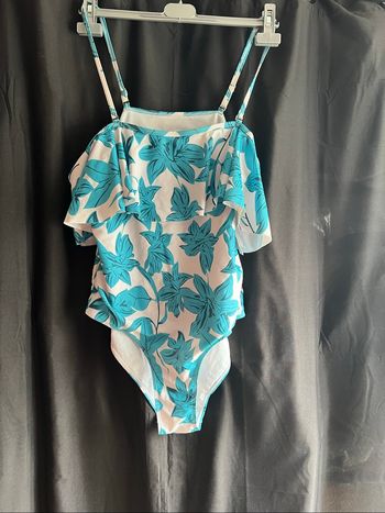 Maillot de bain bleu femme