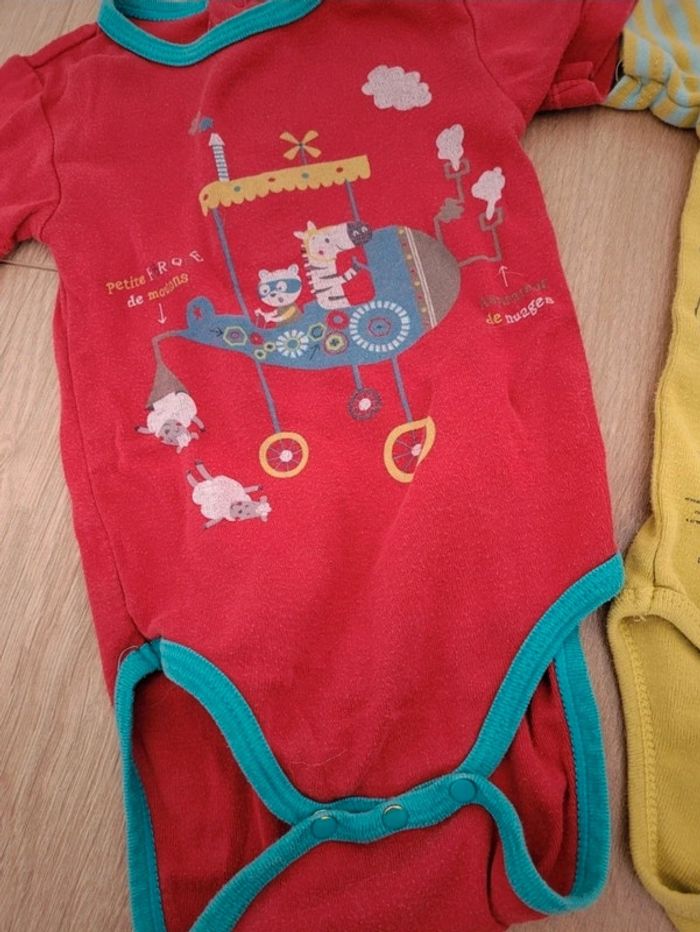 Lot de 2 bodies DPAM 12 mois - photo numéro 3
