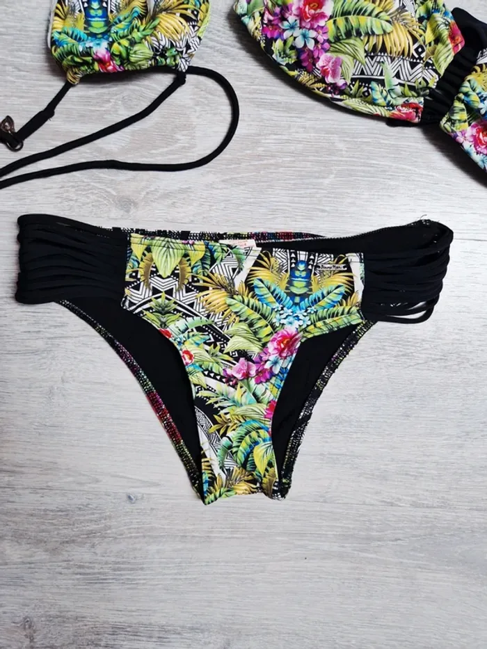 Maillot de bain bikini tropical Banana Moon 2 hauts et un bas 36 - photo numéro 2