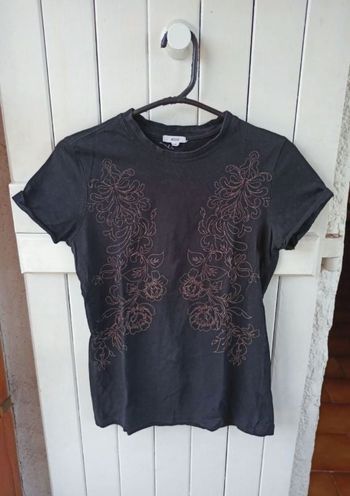 Tee shirt noir imprimé graphique ardene XS
