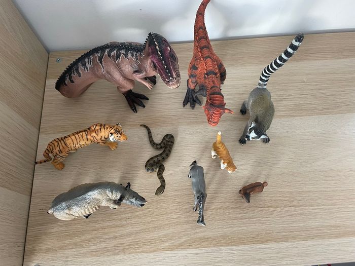 Lot 4: lot de figurines animaux Schleich, Papo et autres - photo numéro 6