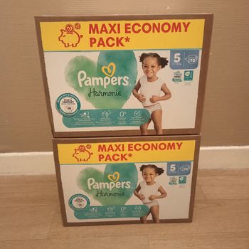 Pampers harmonie taille 5(140 couches)