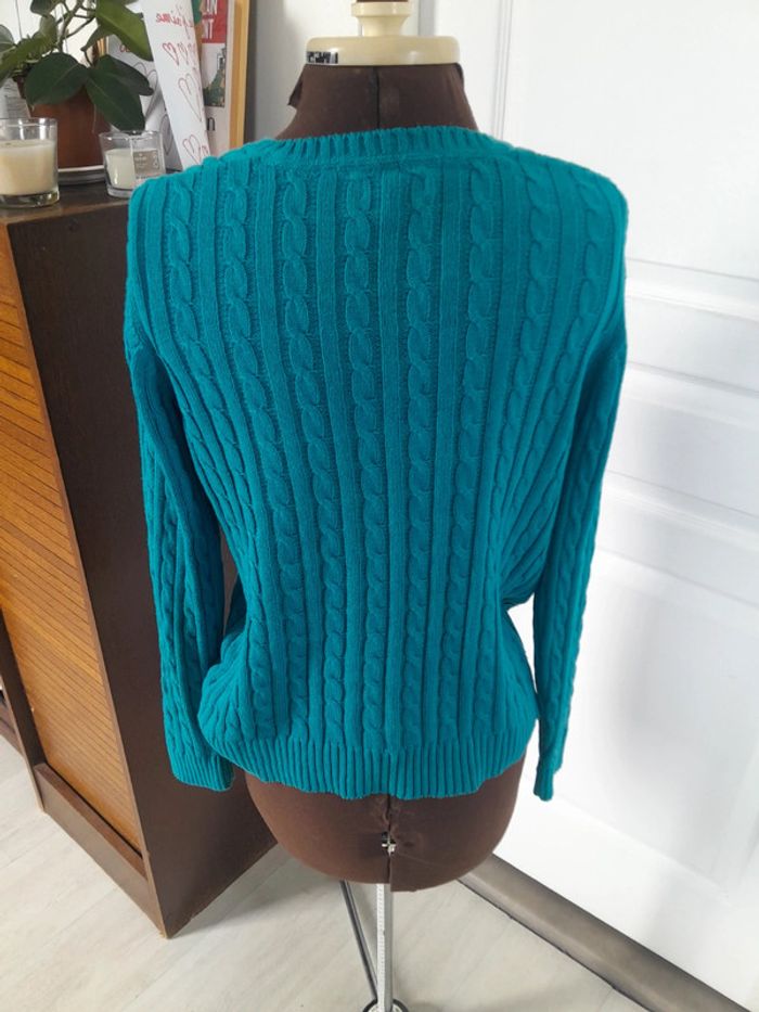 Petit pull coton torsadé croft&Barrow taille l ou Xl - photo numéro 2