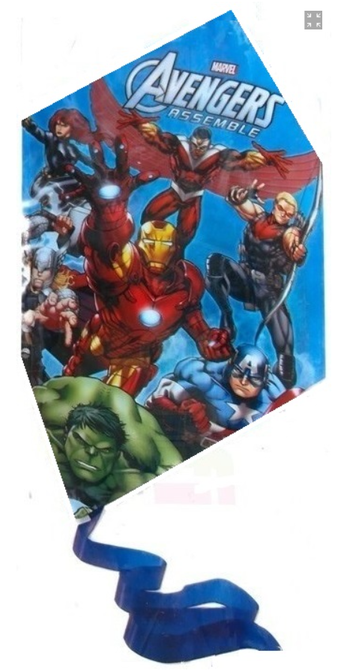 Cerf-volant Avengers marvel 57.2cm x 54.6 cm