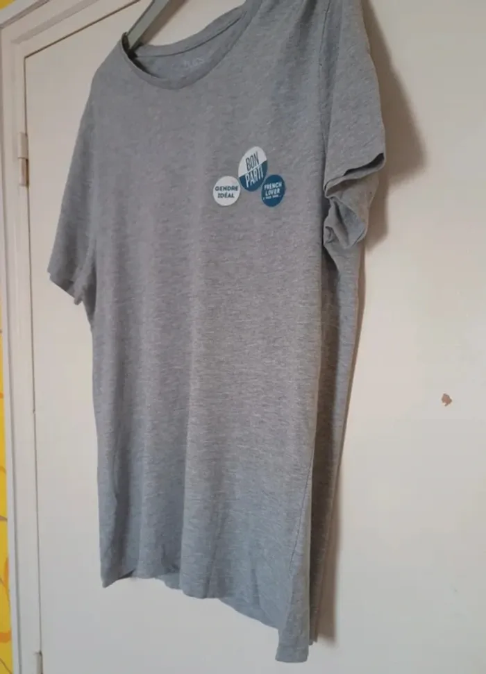 T shirt jules taille m imprimé bon partie gendre ideal - photo numéro 3