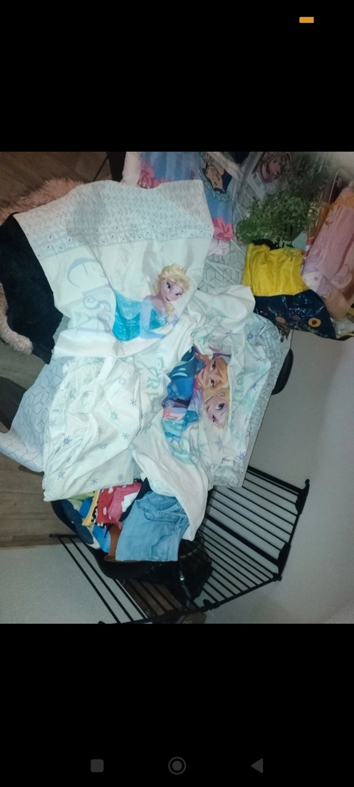 Parure de lit reine des neiges