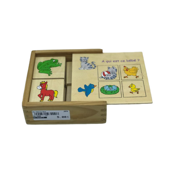Jeu de famille en bois