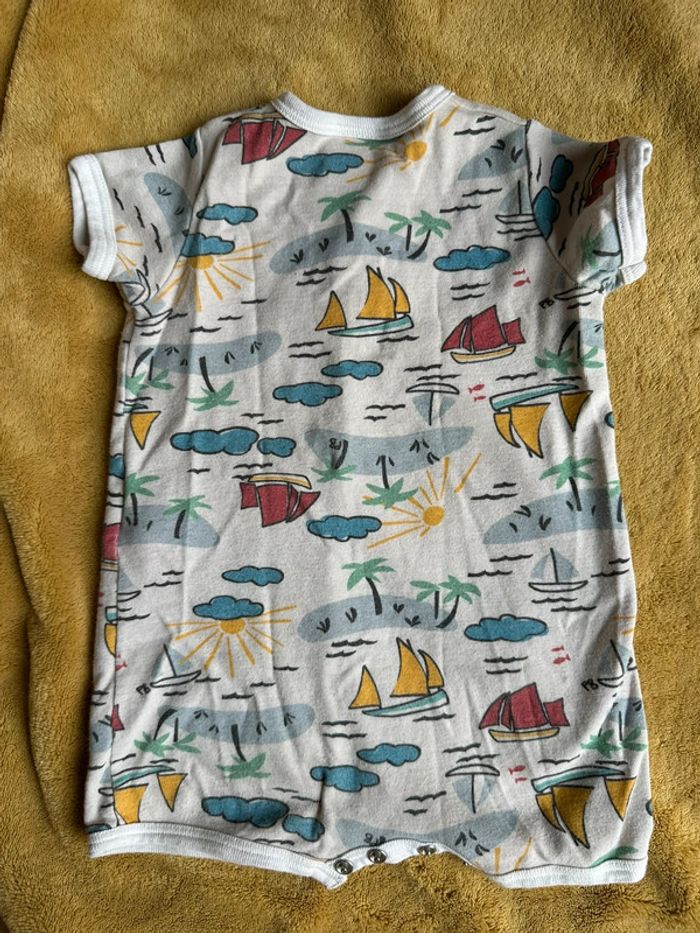 Combinaison colorée petit bateau 3 mois - photo numéro 2