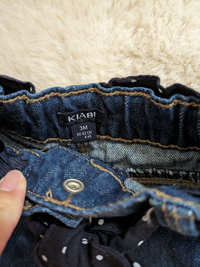 Short en jean avec ceinture - photo numéro 2