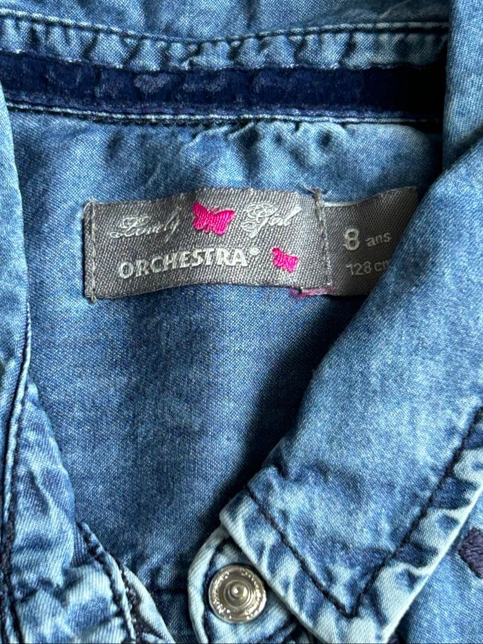 Chemise en jean fille Orchestra - photo numéro 2