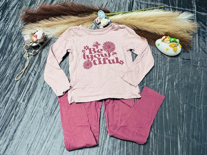 🌸 pyjama Fille "BeYOUtiful" - Tee-shirt ML & Legging